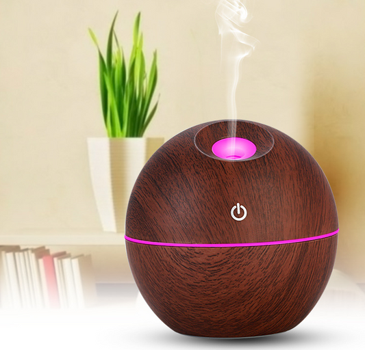 USB Aroma Essential Oil Ultrasonic Cold Steam Diffuser Air Humidifier Purifier 7 Color