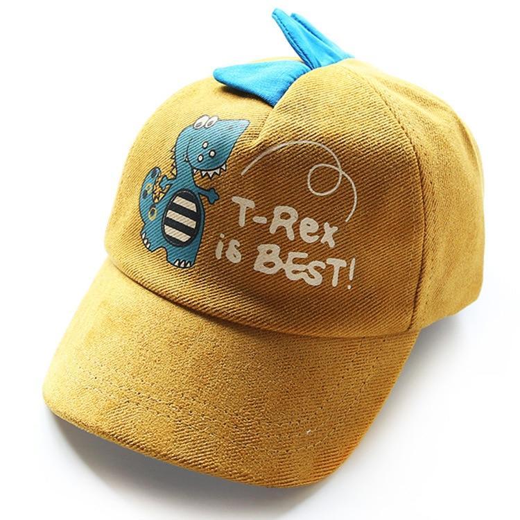 'T-REX IS BEST\' DINOSAUR KIDS HATS