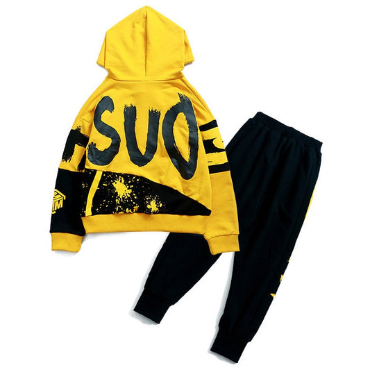 Boy's hooded sports suit