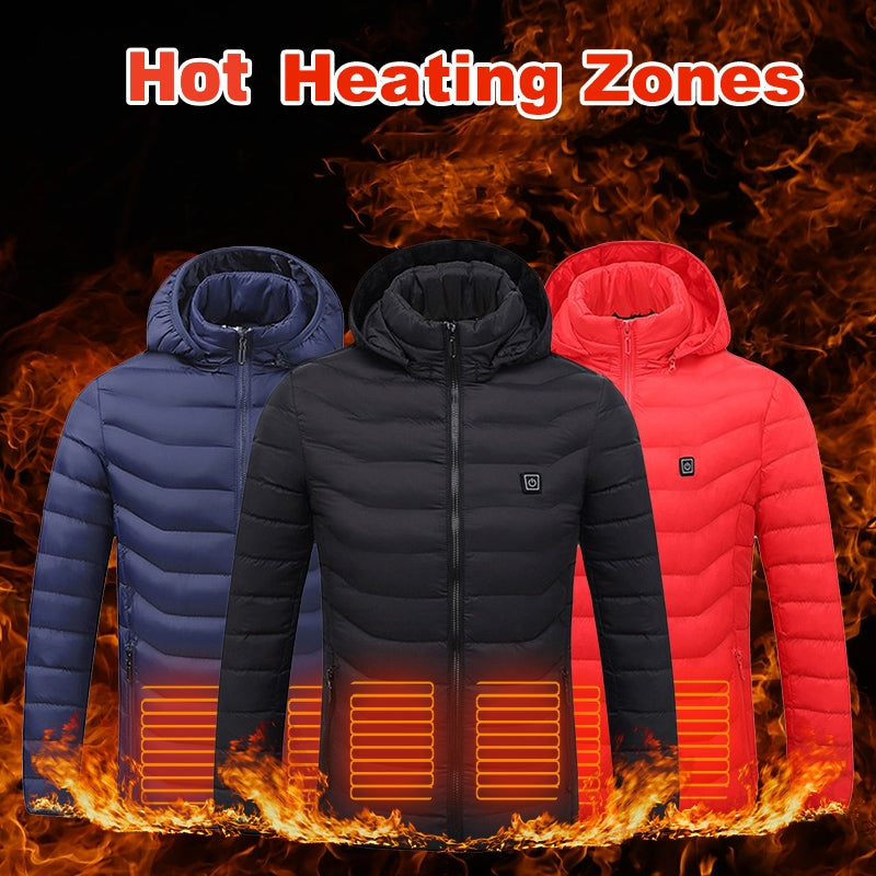 Men's Heating USB Electric Jacket Winter Vest.