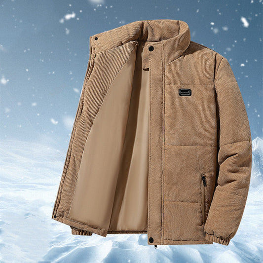 Jacket For Men Fleece-lined Warm