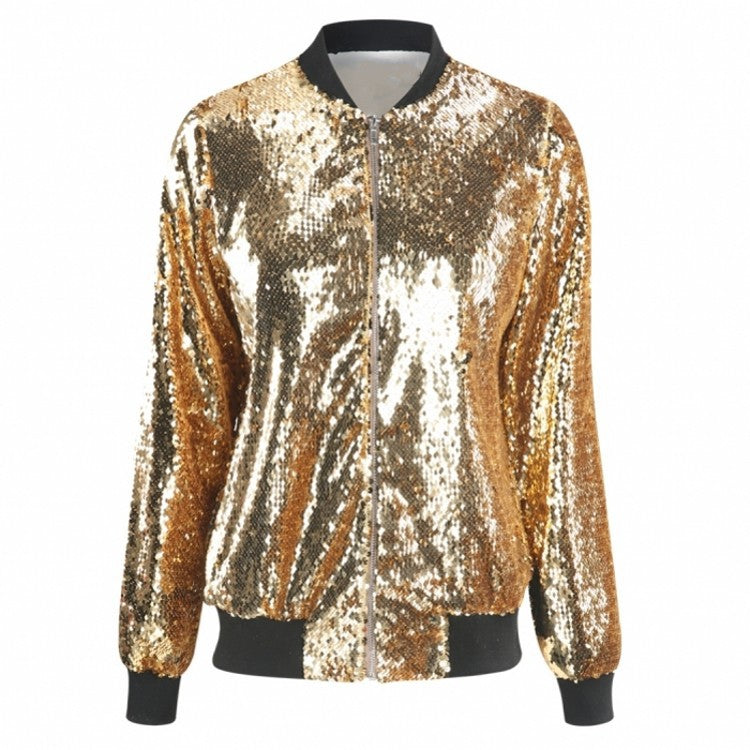 Casual Women's  Sequined Jacket