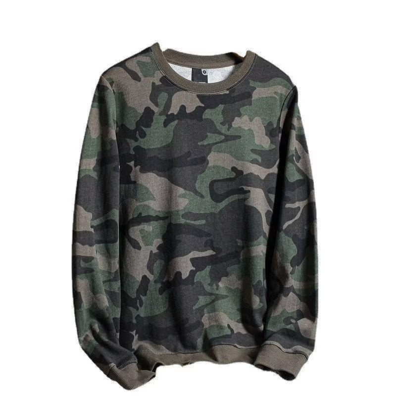Camouflage Long-sleeved Men's Sweater