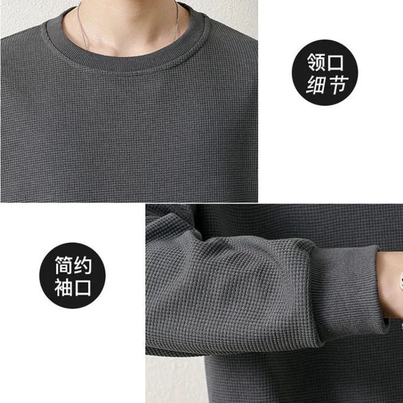 Men Two-Piece Casual Loose Long Sleeve and Pants