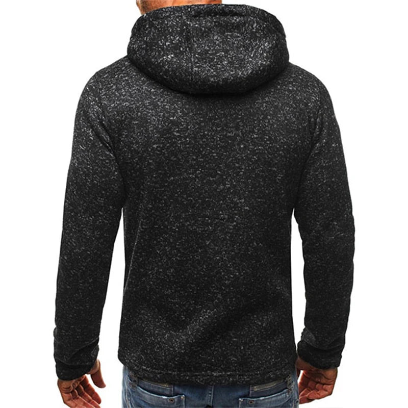 Jacquard Sweater Sweatpants Cardigan Hooded Coat Long-sleeved Warm Tracksuit