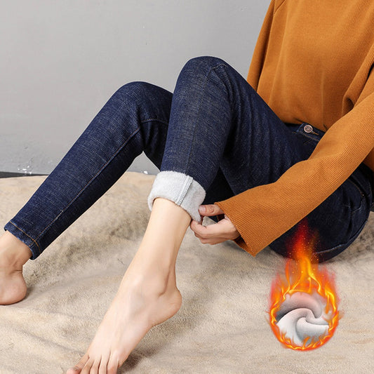 Warm Plush Stretch Jeans