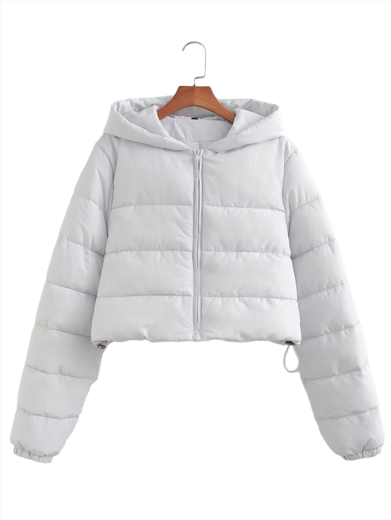 Long Sleeve Cardigan Hooded Warm Cotton Jacket