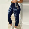 Eyelet Chain Skinny Jeans