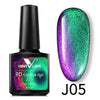 9D Gel Varnish Cat Eye Magic Chameleon Gel Multicolor 5ml Nail Gel Polish