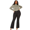 Slim Fit Wide Leg Plus Size Flare Jeans