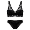 Laceless Bra Gathering Bra Lace Bra Set