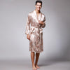 men silk robe