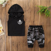 Boy T-shirt Tops Camo Pants Outfits 2PCS