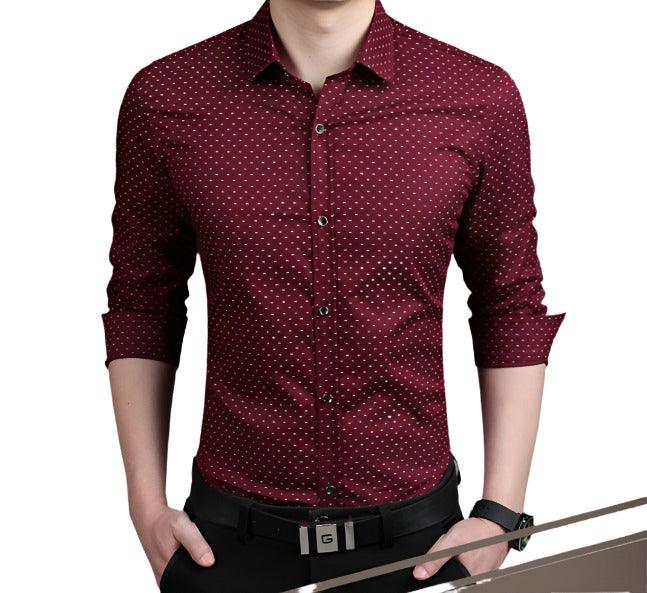 Male Shirt Long-Sleeves Tops - MAXIME