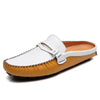 Men's Slippers, Men's Trendy, Summer Leather Half-Support Men