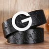 Letter G Smooth Belt Men