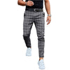 Plaid Men's Casual Trousers Loose