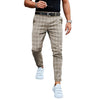 Plaid Men's Casual Trousers Loose