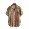 Maxime Stripe Short Sleeve Beach Shirt