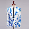 Men's Printed Suit Jacket