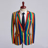 Men's Printed Suit Jacket