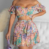 New Women'  Floral Print Dress Floral