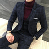 Maxime Thick Slim Fit Plaid Suits