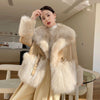 Big Collar Woman Faux Coat