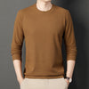 Thin Round Neck Long Sleeve Men's Top