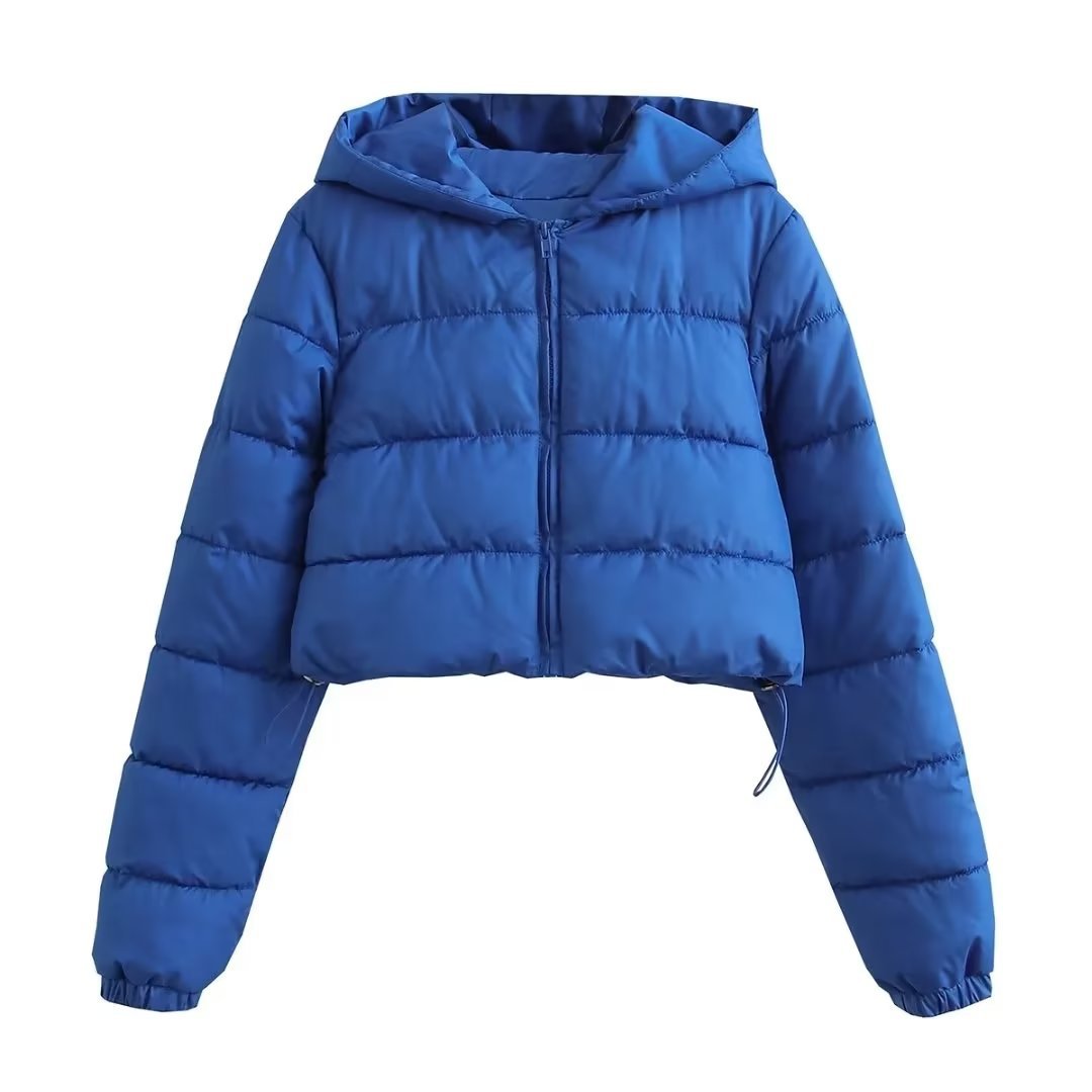 Long Sleeve Cardigan Hooded Warm Cotton Jacket