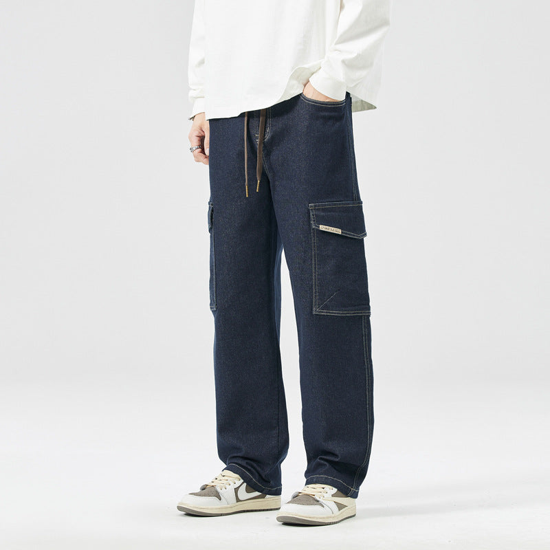 Men's Style Loose Straight All-matching Trousers