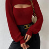 MAXIME Sexy Loose High Collar  Sweater