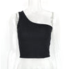 Maxime One-shoulder Sleeveless Vest