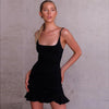 Women Sleeveless Spaghetti Strap Slim Summer Dress