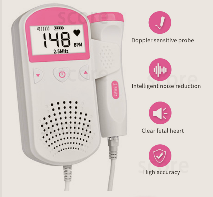 Monitor Home Pregnancy Baby Fetal Sound Heart Rate Detector