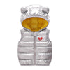 Boys Girls Sleeveless Waistcoat Kids Outerwear Vests Children Hooded Jackets