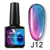 9D Gel Varnish Cat Eye Magic Chameleon Gel Multicolor 5ml Nail Gel Polish