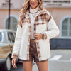 Loose Long Sleeve Plush Coat