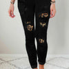 Patch Stretch Skinny Jeans