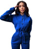 Maxime Stand-up Collar Leisure Jumpsuit