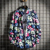 MAXIME Printed Casual Long-sleeved Floral Shirt