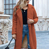 Women's Lapel Long Sleeve Coat Clothing