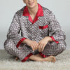 Men's Pajamas Spring And Summer Long-Sleeved Suit