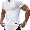 Men's Muscle Slim Fit T-Shirt V Neck