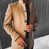 Maxime Mid-Length Woolen Coat Jacket