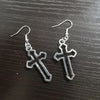 Trendy Vintage Cross Earrings