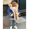 Boys' Warm  All-in-one Hooded Jacket