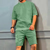 Men's Sports Shorts Casual Trendy 2pcs Set Clothing