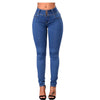 Hip-lifting Slim-fit Wide-waisted Denim Trousers