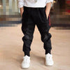 Kids Black Jeans Spring And Autumn Pants